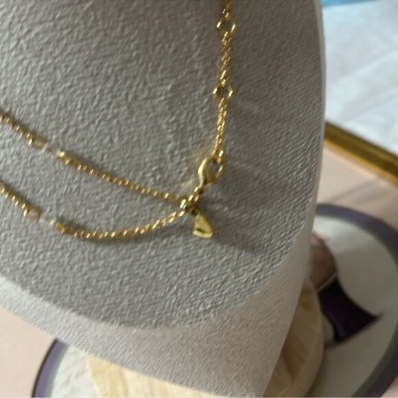 J.Crew Double Strand Hold Tone Beaded Sparkles This is My Lucky Charm Necklace - Picture 10 of 10